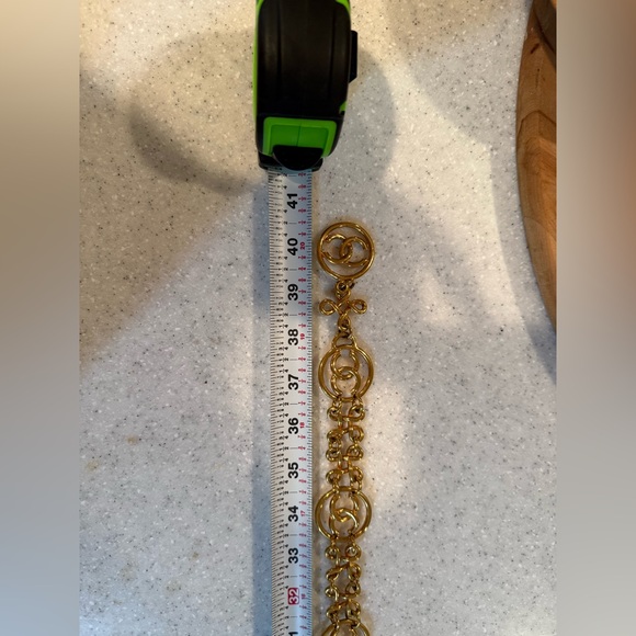 RARE Chanel Gold CC Link Belt Vintage - Picture 12 of 13